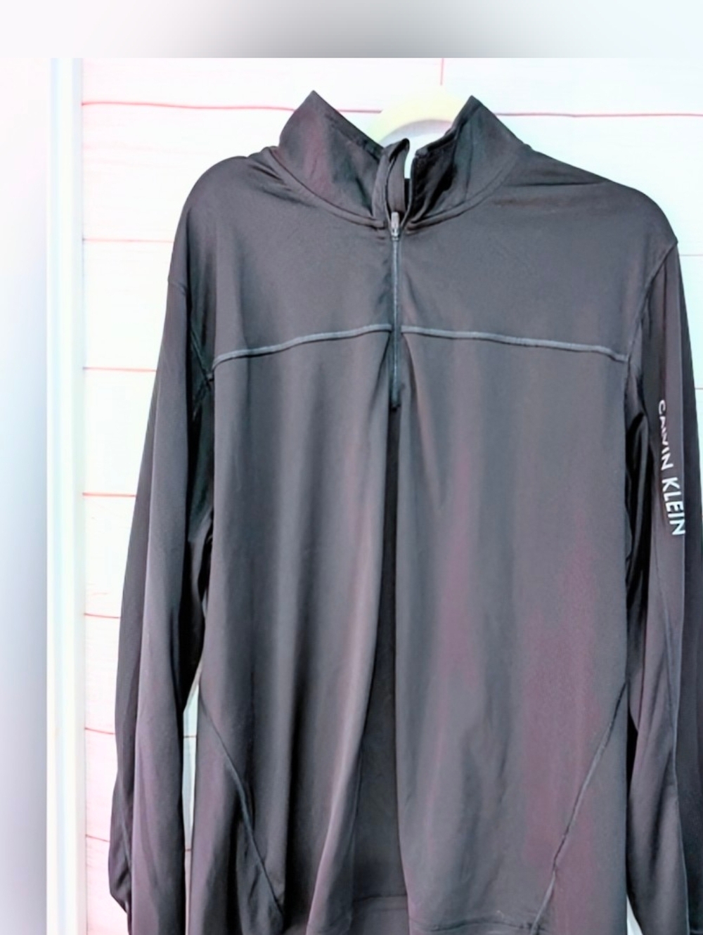 Nwot Calvin Klein 1/4 Zip Long Sleeve Athletic Shirt Size XL
